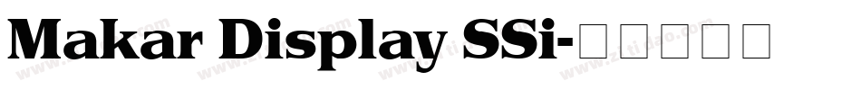 Makar Display SSi字体转换